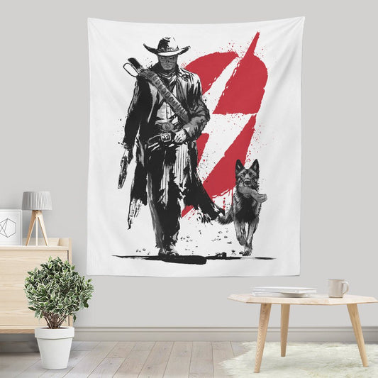 Lone Ghoul and Cub - Wall Tapestry