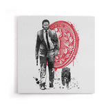 Lone Hitman and Cub - Canvas Print