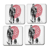 Lone Hitman and Cub - Coasters