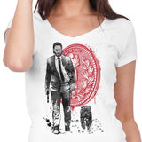 Lone Hitman and Cub - Women's V-Neck