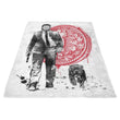 Lone Hitman and Cub - Fleece Blanket