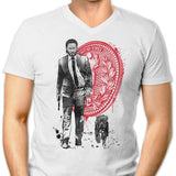 Lone Hitman and Cub - Men's V-Neck
