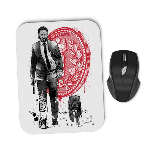 Lone Hitman and Cub - Mousepad