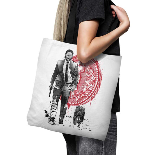 Lone Hitman and Cub - Tote Bag