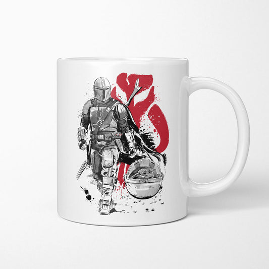 Lone Hunter and Cup - Mug