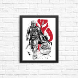 Lone Hunter and Cup - Posters & Prints