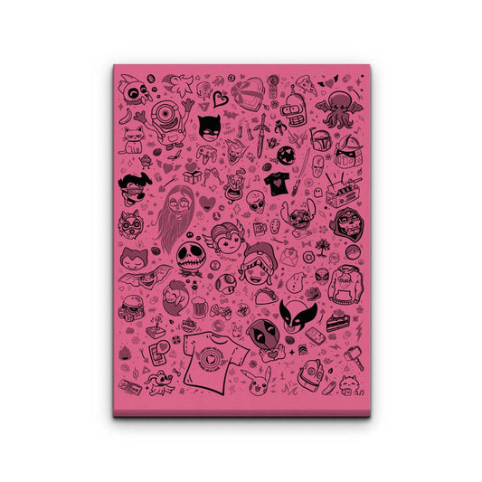 Lovely Doodles - Canvas Print