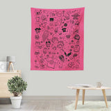 Lovely Doodles - Wall Tapestry