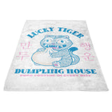 Lucky Tiger Dumpling House - Fleece Blanket