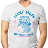 Lucky Tiger Dumpling House - Men's V-Neck