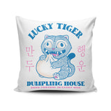 Lucky Tiger Dumpling House - Throw Pillow