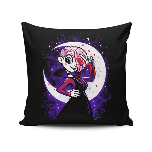 Luna and the Moon - Throw Pillow