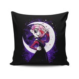 Luna and the Moon - Throw Pillow