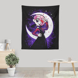 Luna and the Moon - Wall Tapestry