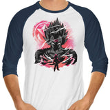 Majin Saiyan Prince - 3/4 Sleeve Raglan T-Shirt