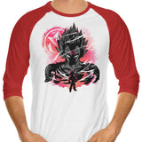 Majin Saiyan Prince - 3/4 Sleeve Raglan T-Shirt