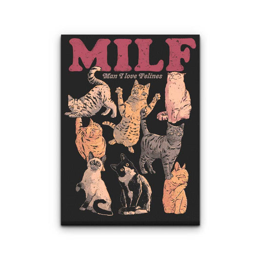 Man I Love Felines - Canvas Print