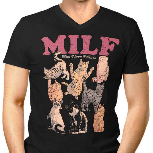 Man I Love Felines - Men's V-Neck