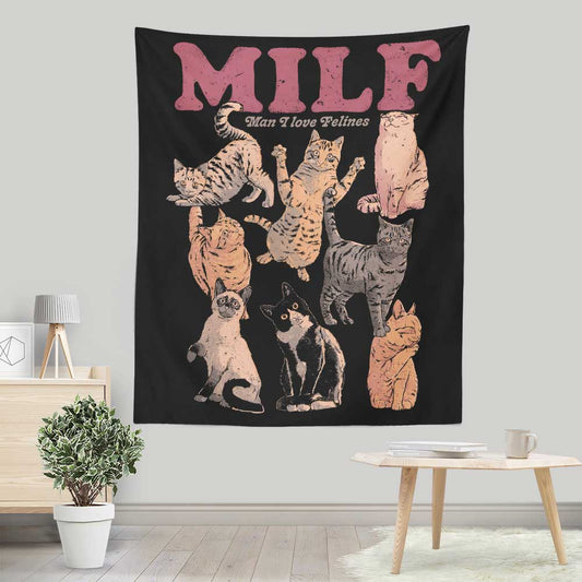 Man I Love Felines - Wall Tapestry