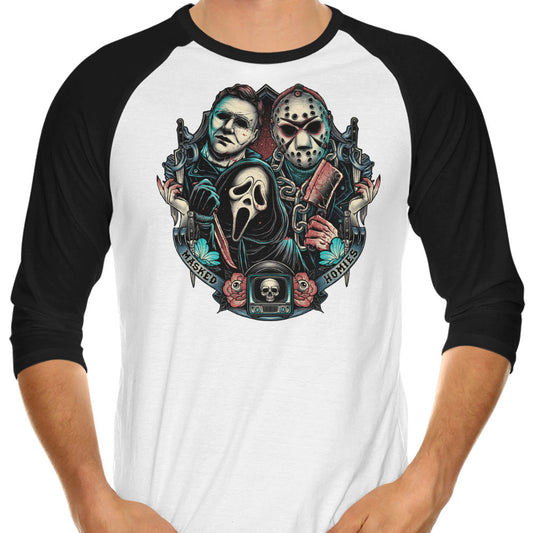 Masked Homies - 3/4 Sleeve Raglan T-Shirt