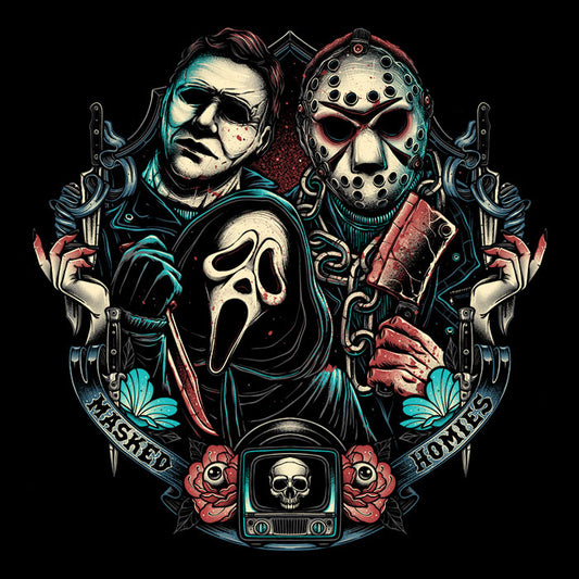 Masked Homies - Shower Curtain