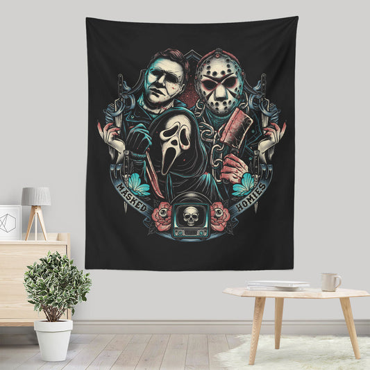 Masked Homies - Wall Tapestry