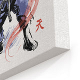 Master of the Fist Sumi-e - Canvas Print