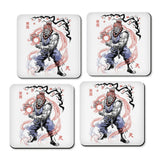 Master of the Fist Sumi-e - Coasters