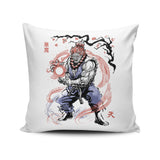 Master of the Fist Sumi-e - Throw Pillow