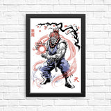 Master of the Fist Sumi-e - Posters & Prints