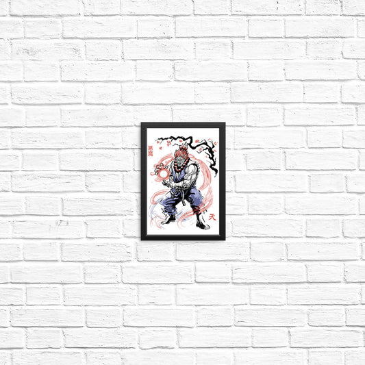 Master of the Fist Sumi-e - Posters & Prints