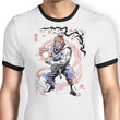 Master of the Fist Sumi-e - Ringer T-Shirt