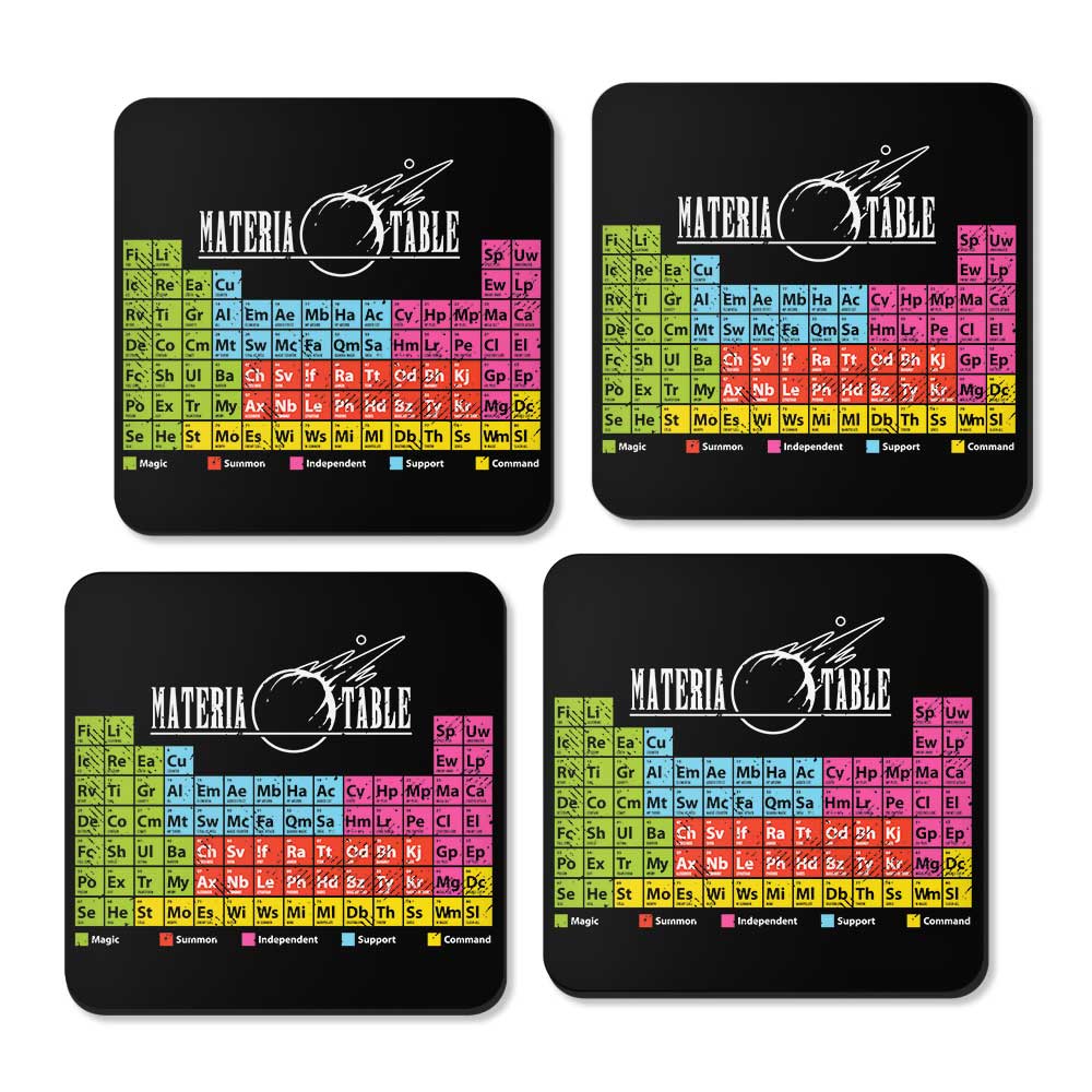 Materia Table - Coasters