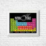 Materia Table - Posters & Prints