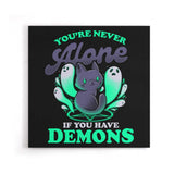 Me and My Demons - Canvas Print