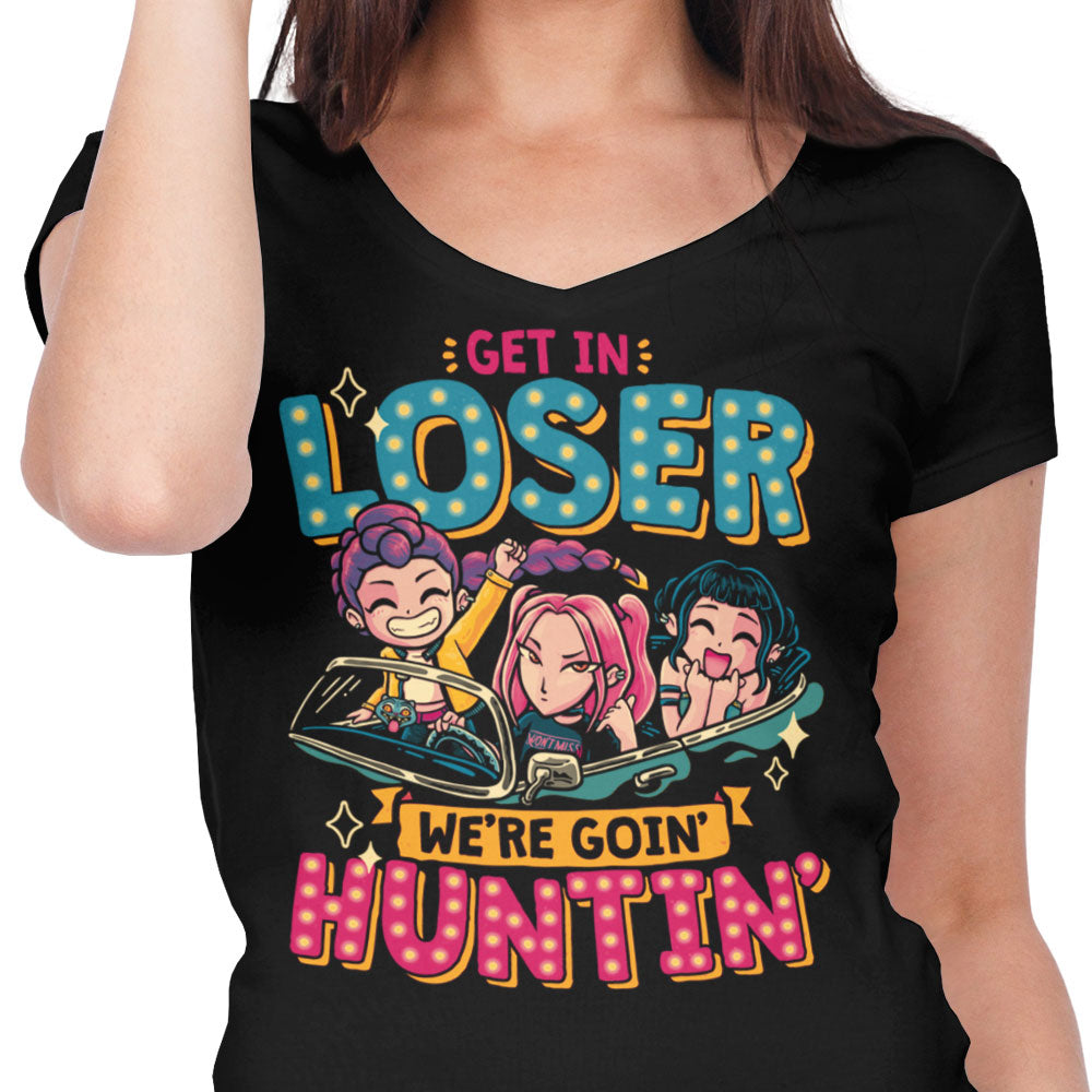 Mean Hunters - Women's V-Neck