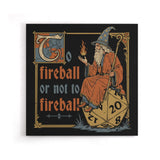 Medieval Wizard - Canvas Print