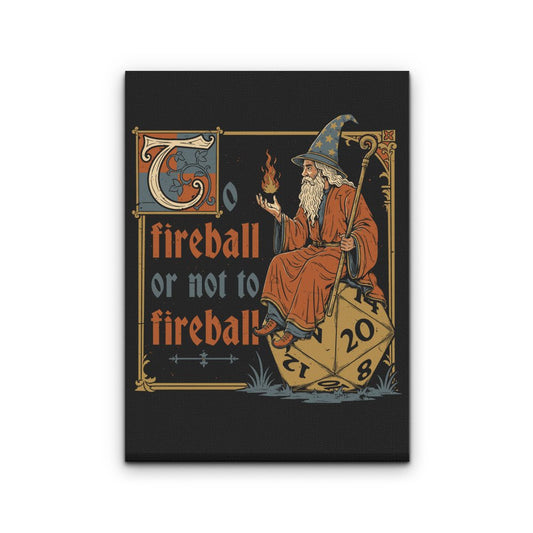 Medieval Wizard - Canvas Print