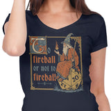 Medieval Wizard - Women's V-Neck