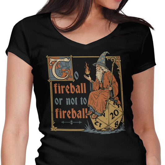 Medieval Wizard - Women's V-Neck