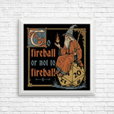 Medieval Wizard - Posters & Prints