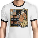Medieval Wizard - Ringer T-Shirt