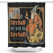Medieval Wizard - Shower Curtain