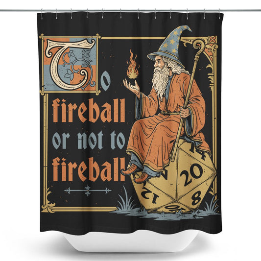 Medieval Wizard - Shower Curtain