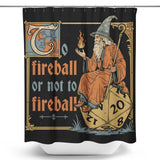 Medieval Wizard - Shower Curtain