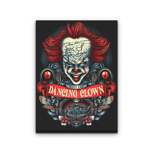 Meet the Dancing Clown - Canvas Print