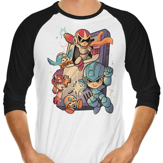 Mega Console Gamer - 3/4 Sleeve Raglan T-Shirt