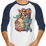 Mega Console Gamer - 3/4 Sleeve Raglan T-Shirt