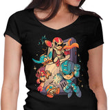 Mega Console Gamer - Women's V-Neck