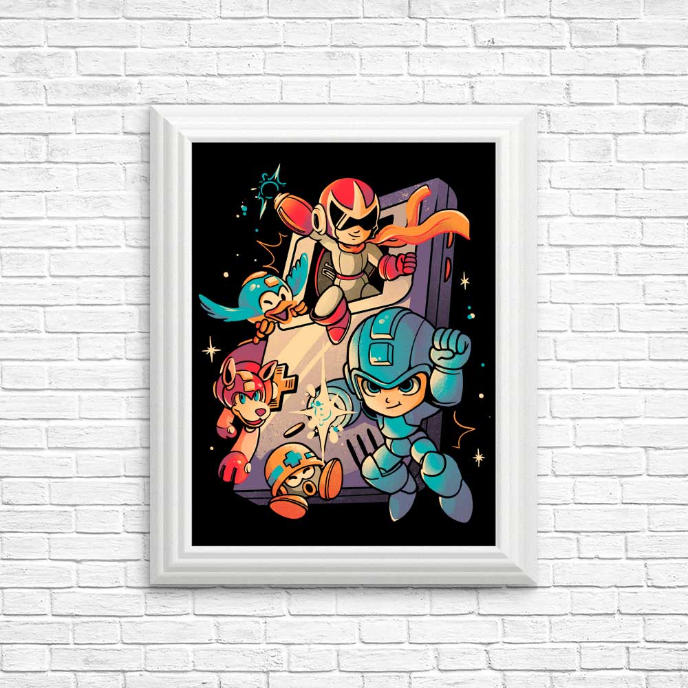 Mega Console Gamer - Posters & Prints